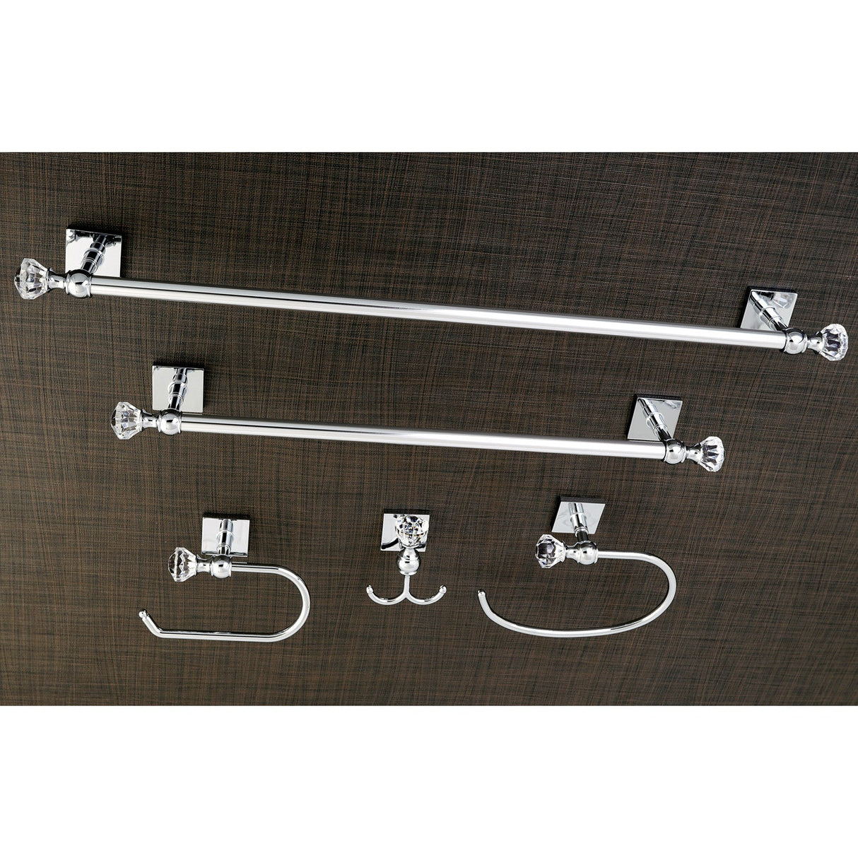 Celebrity BAHK70512478C 5-Piece Bathroom Hardware Set, Polished Chrome