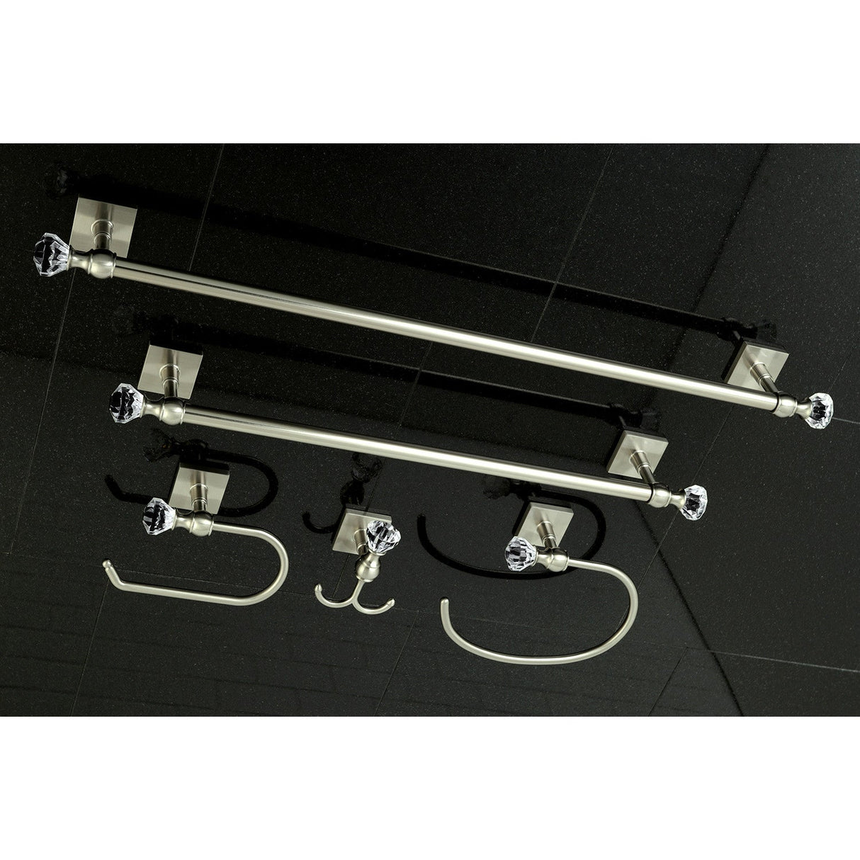 Celebrity BAHK70512478SN 5-Piece Bathroom Hardware Set, Brushed Nickel