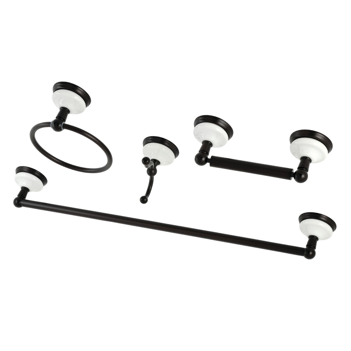 Victorian BAK1111478ORB 4-Piece Bathroom Hardware Set, Oil Rubbed Bronze