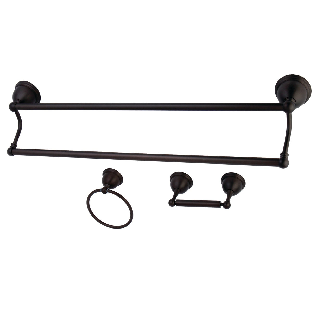 Restoration BAK396348ORB 3-Piece Bathroom Hardware Set, Oil Rubbed Bronze