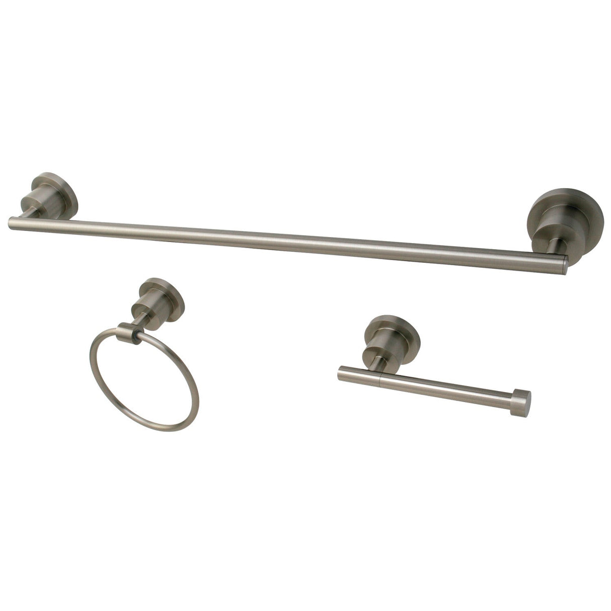 Concord BAK821148SN 3-Piece Bathroom Hardware Set, Brushed Nickel