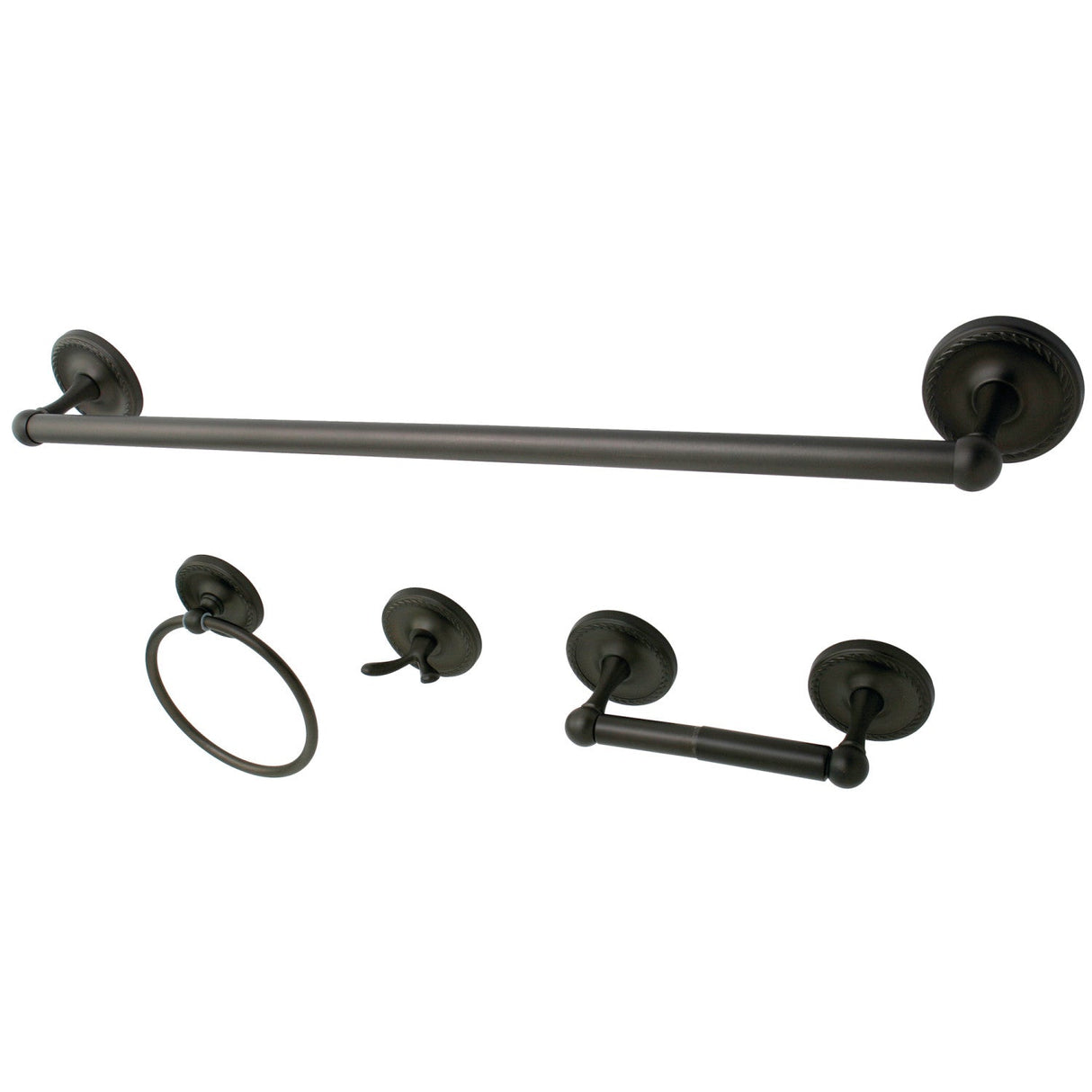 Concord BAK911478ORB 4-Piece Bathroom Hardware Set, Oil Rubbed Bronze