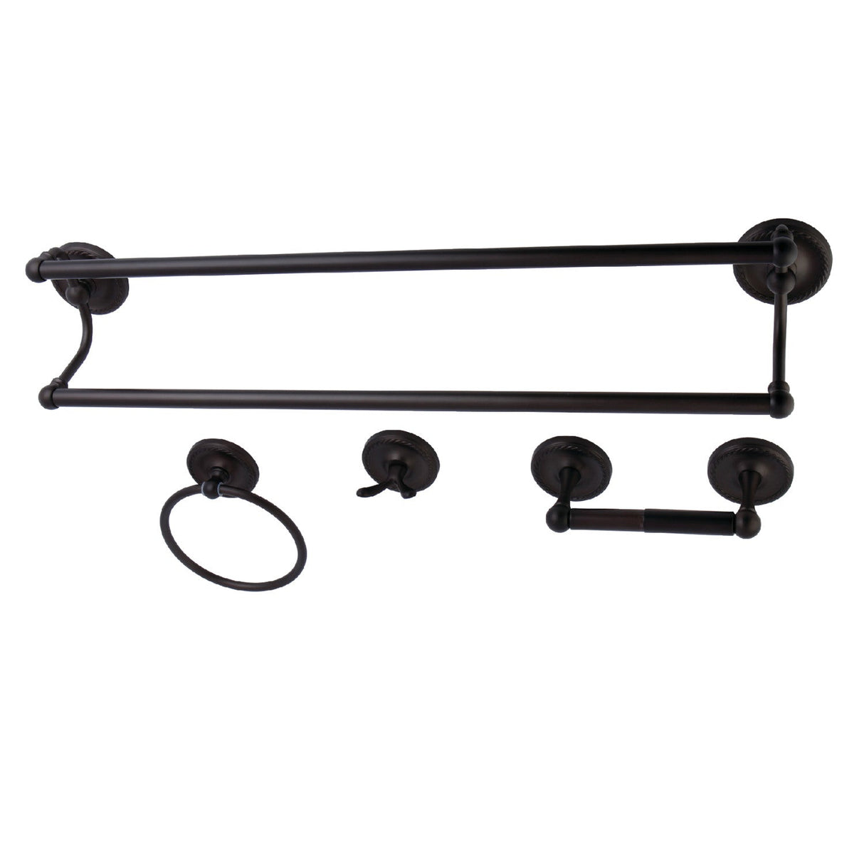 Laurel BAK913478ORB 4-Piece Bathroom Hardware Set, Oil Rubbed Bronze