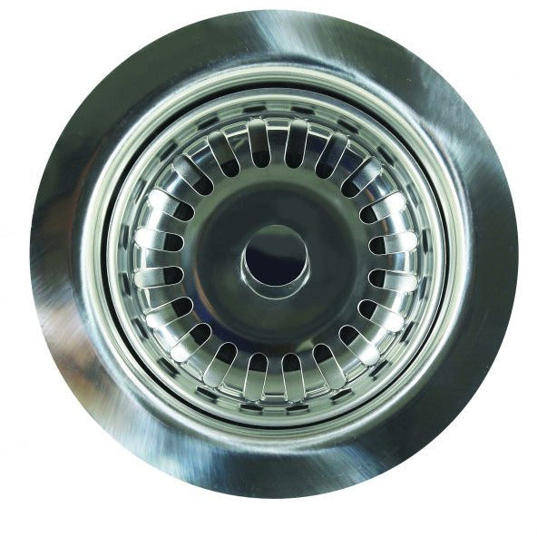 Hamat - BAS-2000 PS - 3 1/2" Polished Stainless Basket Strainer