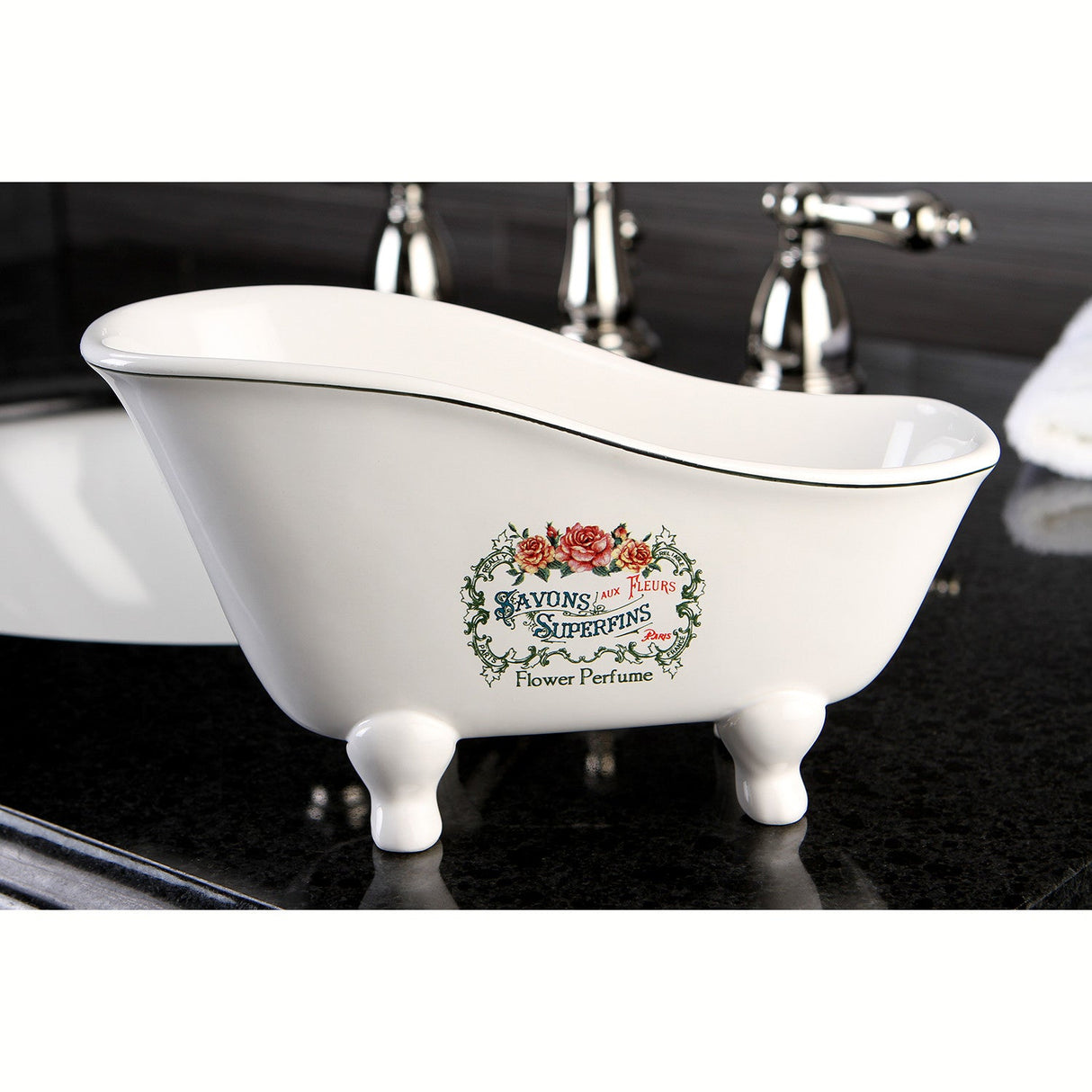 Savons Superfins BATUBSRW 8-1/16-Inch Mini Tub, White
