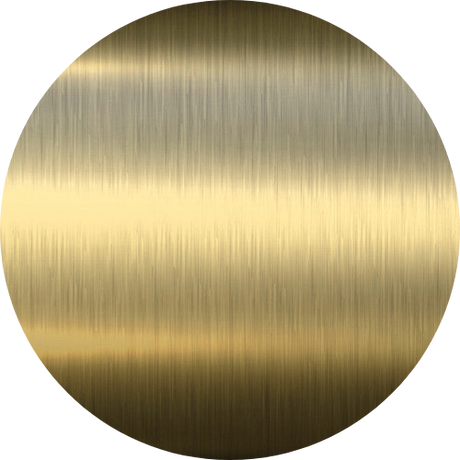 GRAFF 24K Brushed Gold Plated with Onyx PVD M-Series Round 4-Hole Trim Plate with Harley Handles (Vertical Installation) G-8058-LM57C19-BAU/OX-T