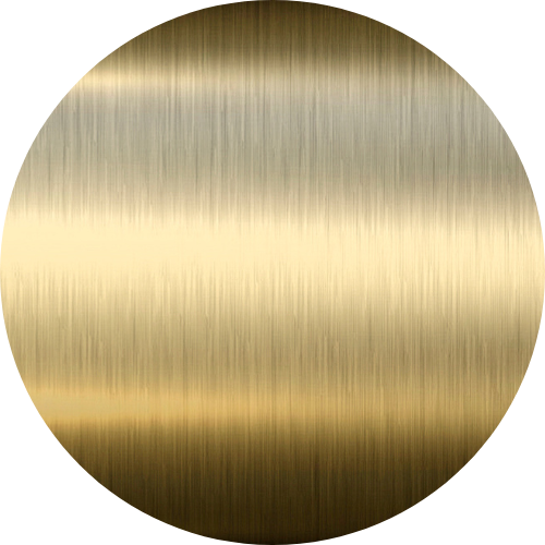 GRAFF Brushed Brass PVD M-Series Round 3-Way Diverter Trim Plate with Harley Handle G-8069-C19E1-BB-T