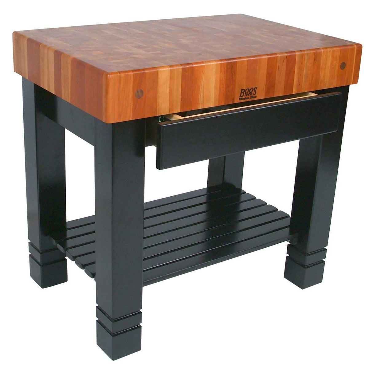 John Boos RN-BF Rouge Et Noir Cherry End Grain Wood De Foyer Butcher Block