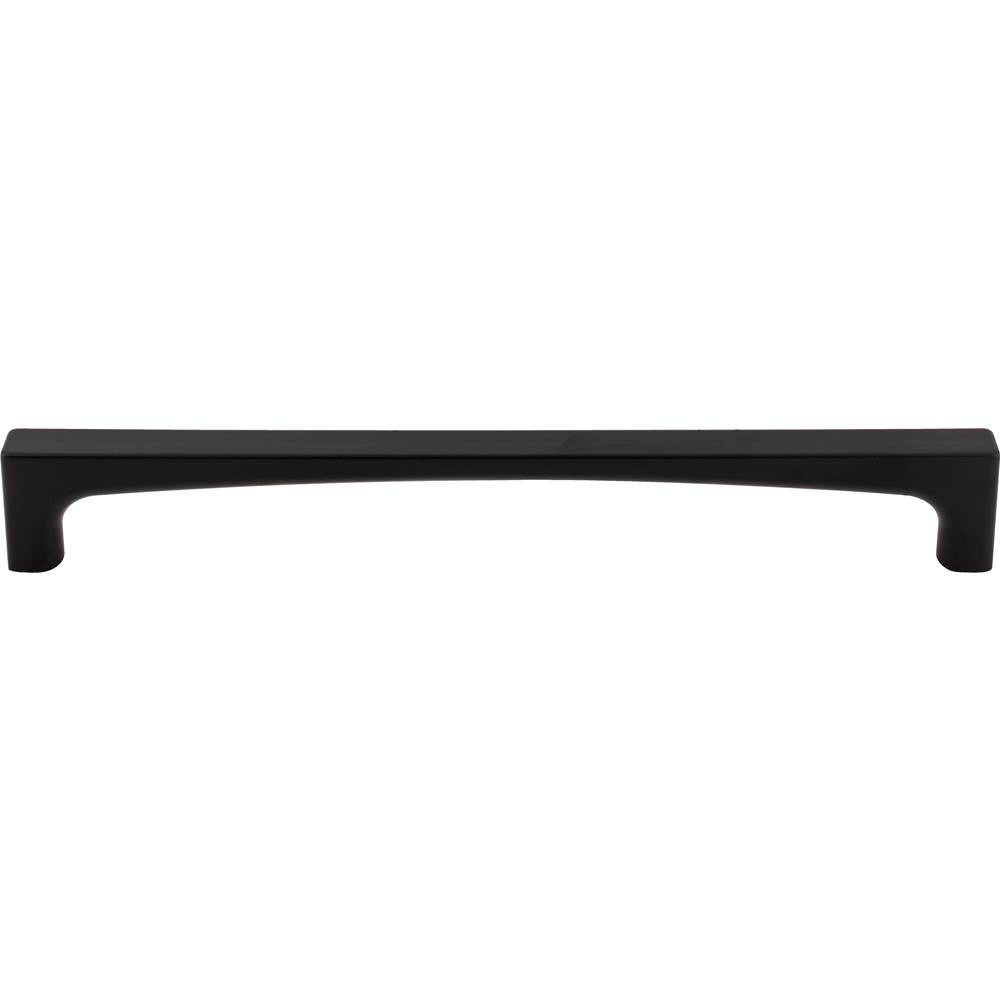 Top Knobs TK1018 Riverside Appliance Pull 12 Inch (c-c) - Flat Black