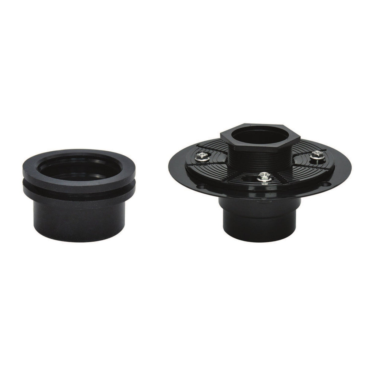 Watercourse BSFL02B 2-Inch Shower Drain Base Flange, Black