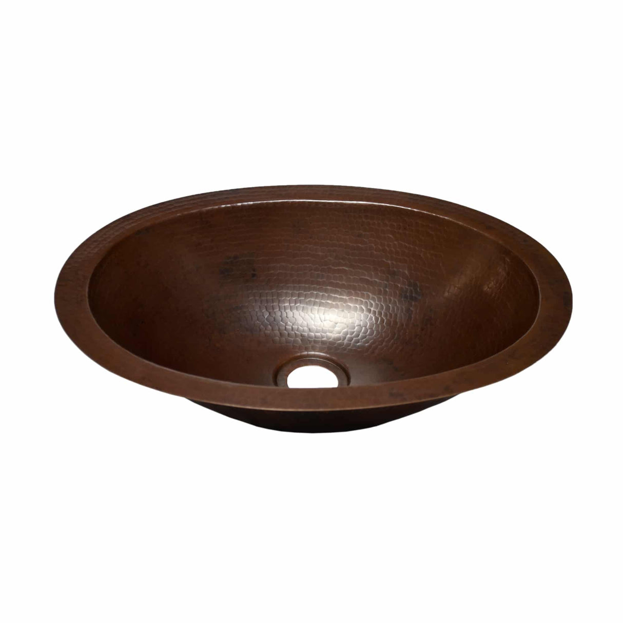 Native Trails Baby Classic 16" Oval Copper Bathroom Sink, Antique Copper, CPS238
