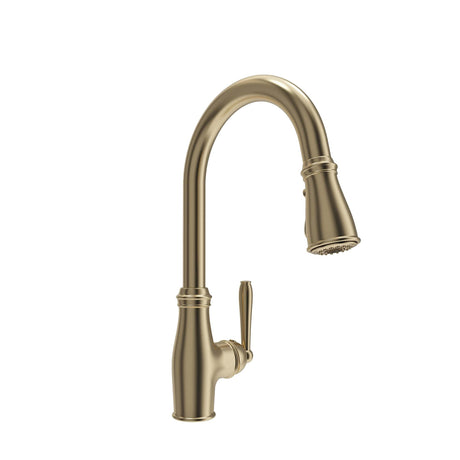 BOCCHI 2023 0001 BG Belsena 2.0 Pull-Down Kitchen Faucet in Brushed Gold
