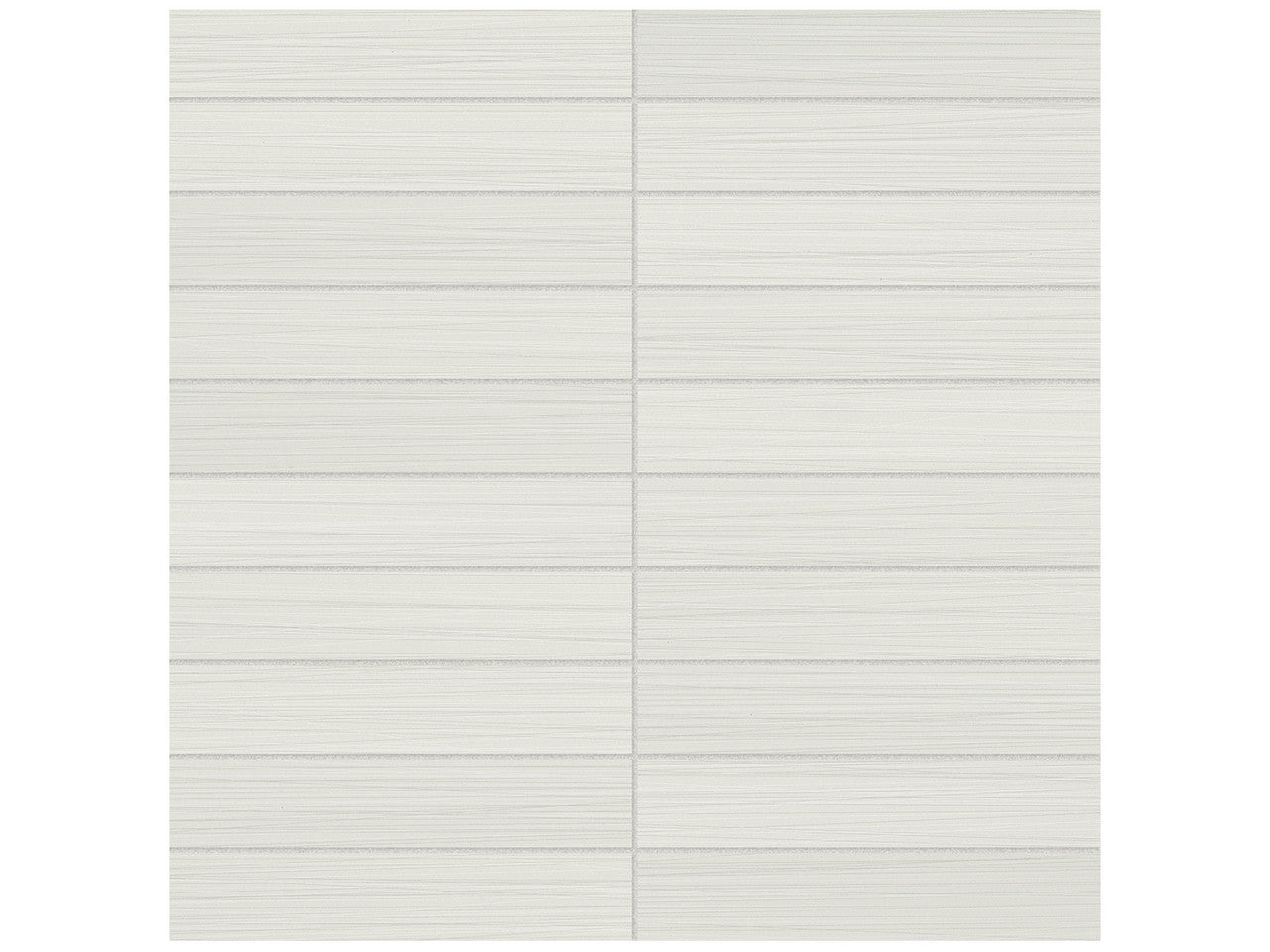 Anatolia Tile 1X6 Zera Annex Matte Bianco Stacked Mosaic. 1 Sheet = .96 Sq. Ft. 4501-0301-1 Bianco 1x6 - premium natural stone mosaic tile from Anatolia Tile, available at PoshHaus showroom in Keene, NH
