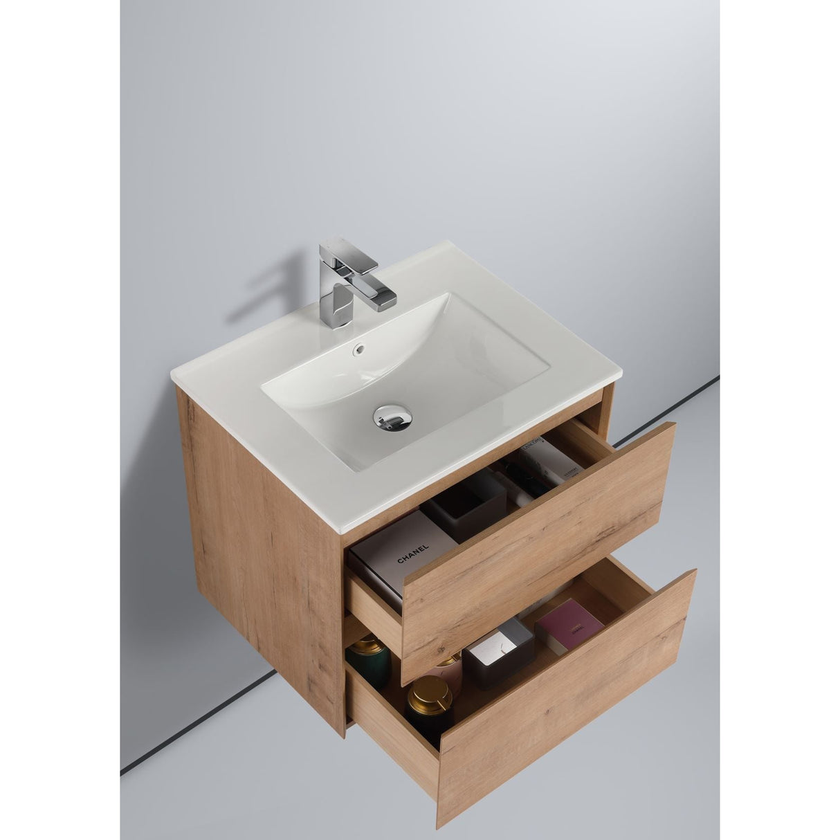 Blossom Assisi 24" Classic Oak Single Sink Vanity Base