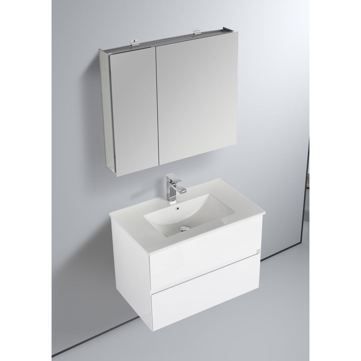 Blossom Assisi 30" Glossy White Single Sink Vanity Base