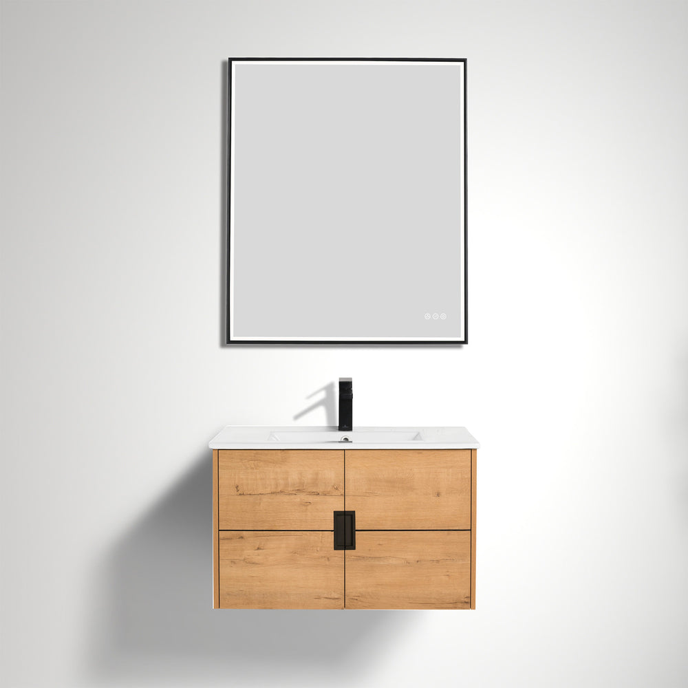 Blossom Bahamas 30" Classic Oak Vanity with Ceramic Sink