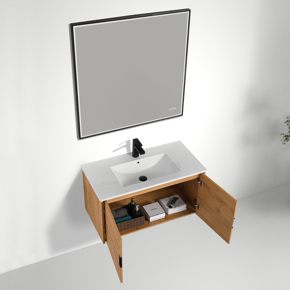 Blossom Bahamas 36" Classic Oak Vanity with Ceramic Sink