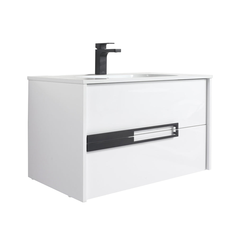 Blossom Brest 30" Glossy White Vanity with SMC Sink