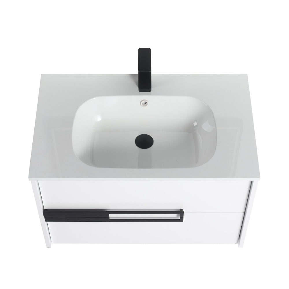 Blossom Brest 30" Glossy White Vanity with SMC Sink
