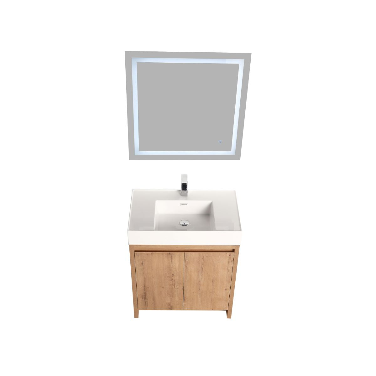 Blossom Capri 30" Classic Oak Vanity With Dual LED Lights