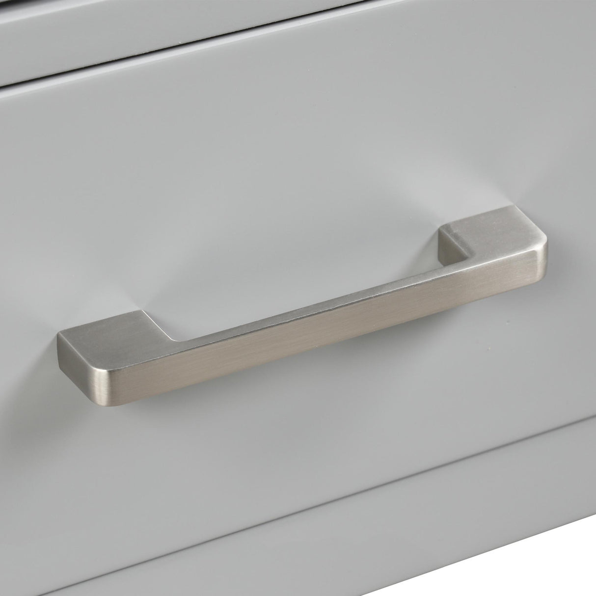 Blossom Geneva 30" 2-Door 1-Drawer Metal Gray Freestanding Solid Wood Single Vanity Base