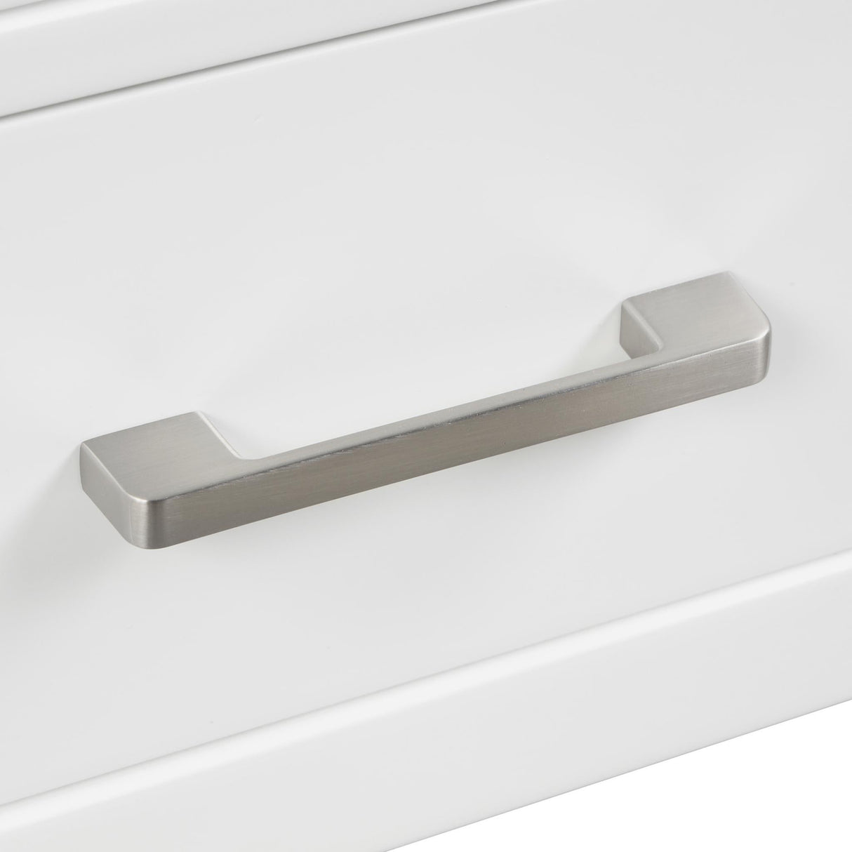 Blossom Geneva Brusheded Nickel Handles and Knobs for 48" Vanity Base