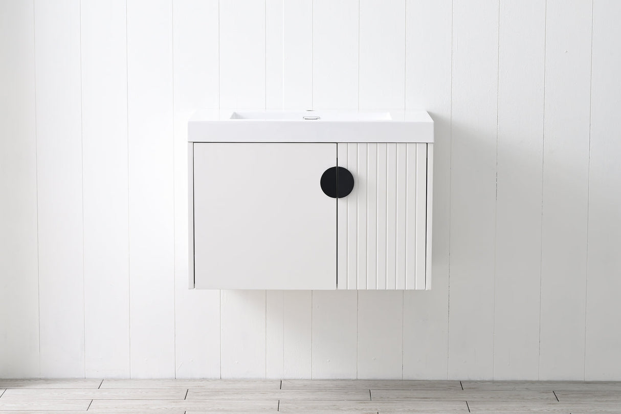 Blossom Moss 30" Matte White Vanity with Acrylic Sink