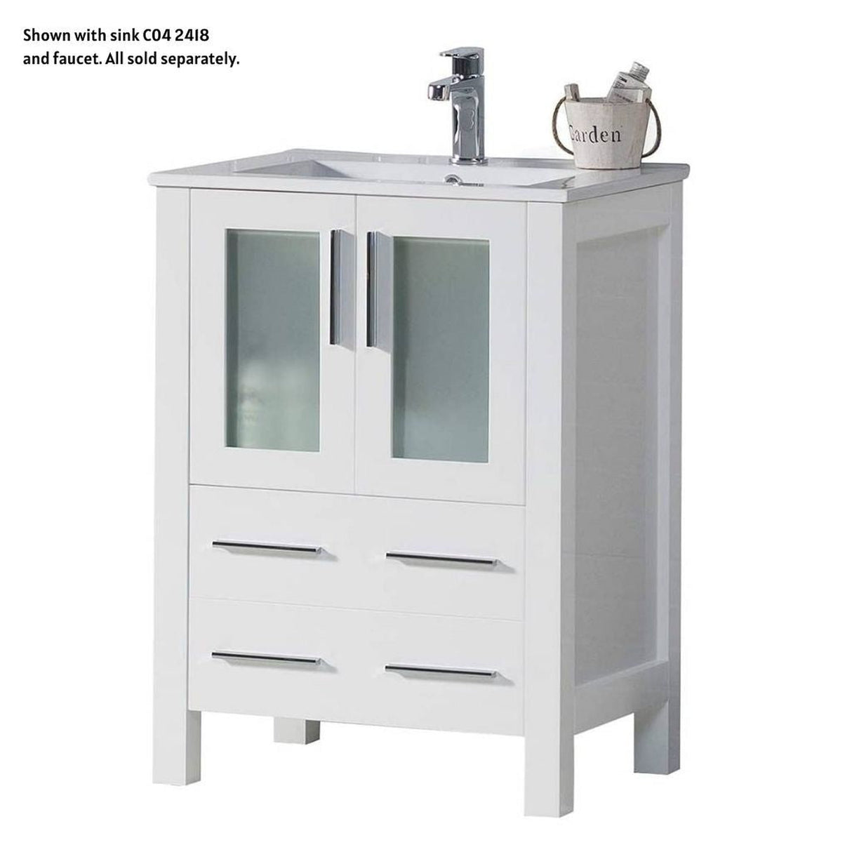 Blossom Sydney 24" White Freestanding Vanity Base
