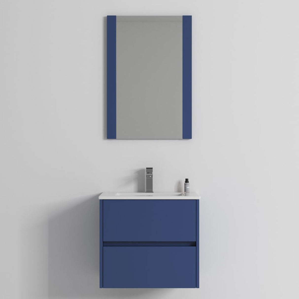Blossom Valencia 24" Navy Blue Wall-Mounted Vanity Base Only