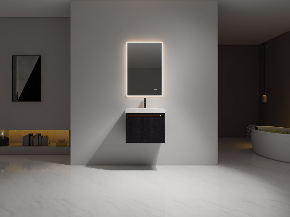 Blossom Voyage 24" Charcoal LED Illuminated Vanity Only