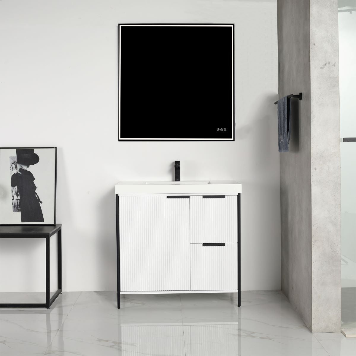 Blossom Zurich 36" Glossy White Vanity