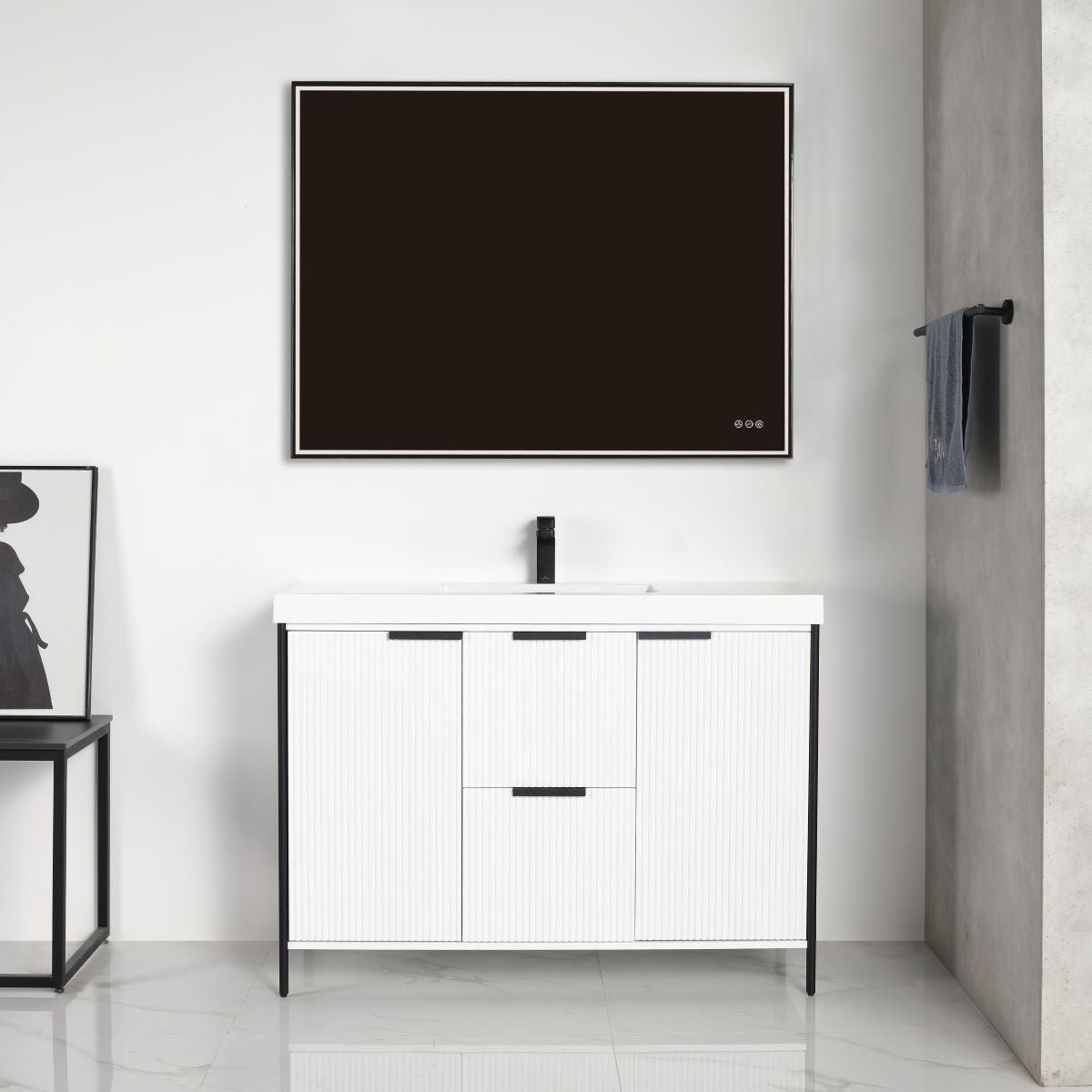 Blossom Zurich 48" Glossy White Vanity