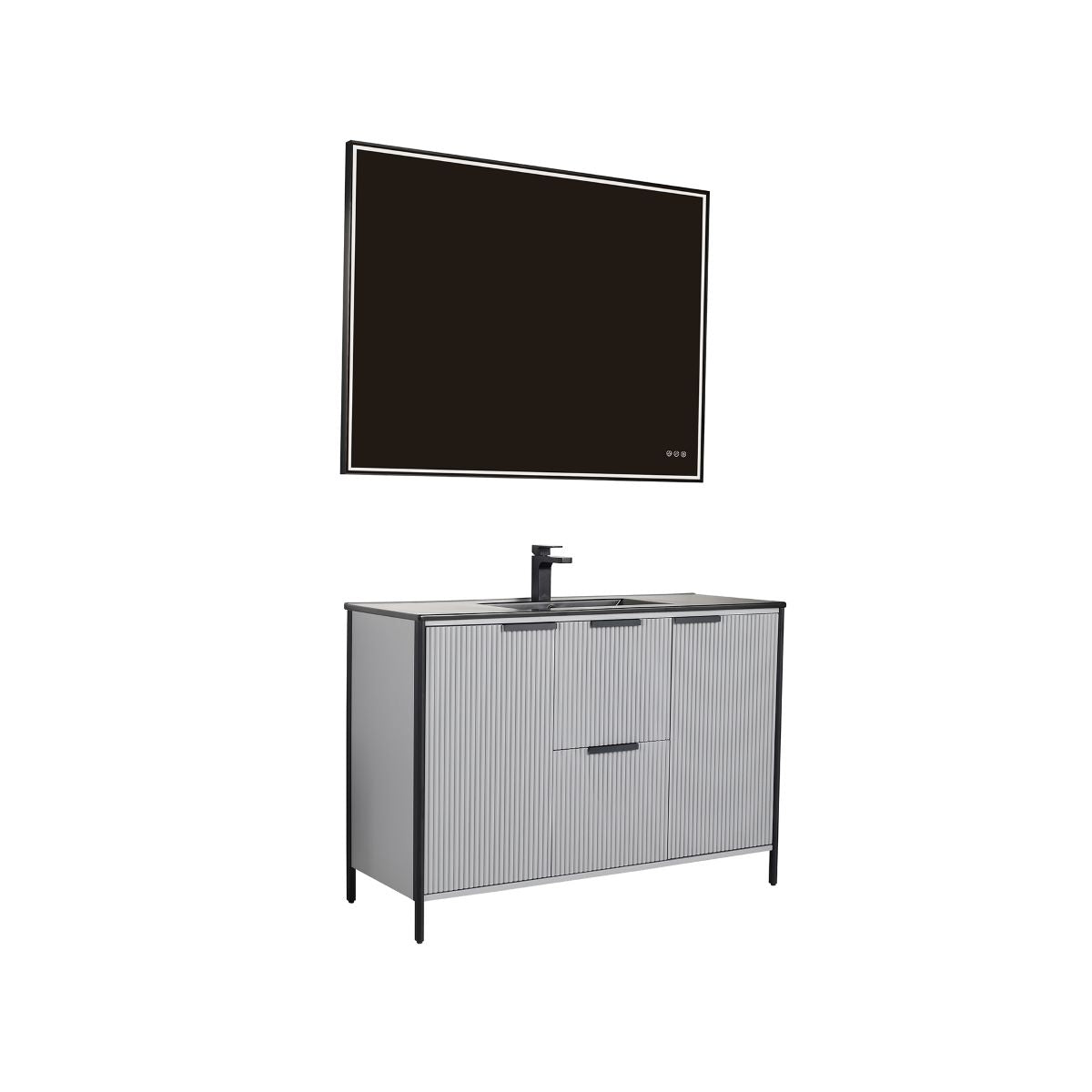 Blossom Zurich 48" Metal Grey Vanity