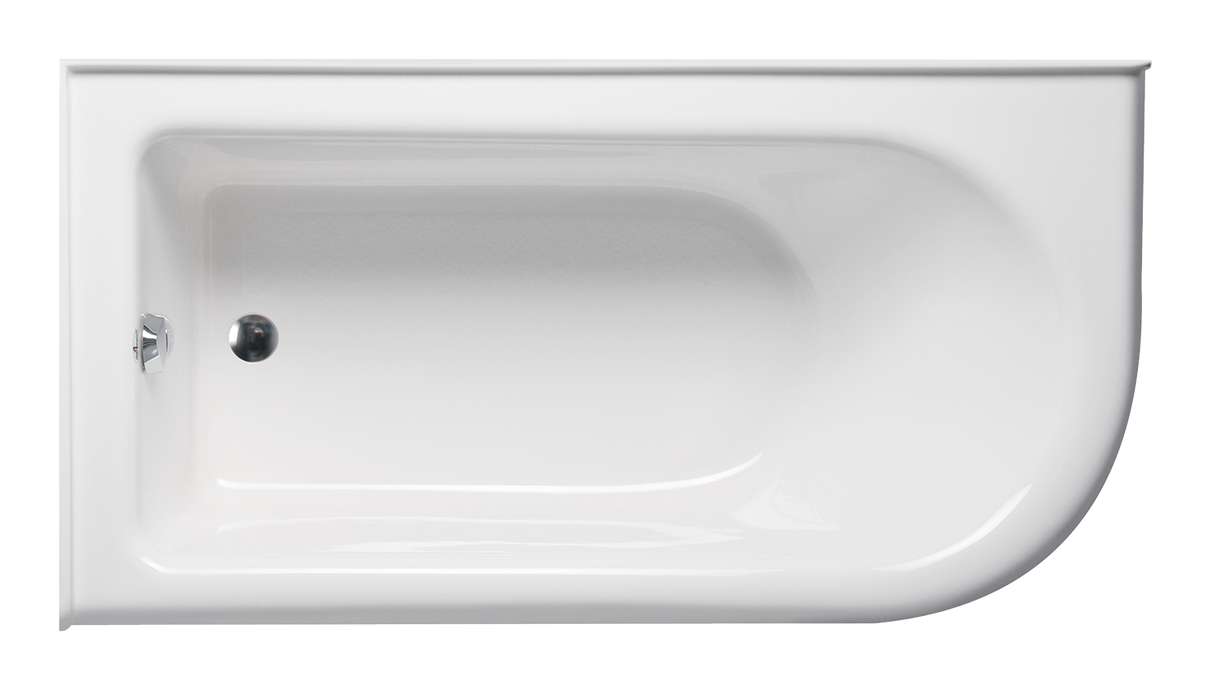 Americh BO6632TL-WH Bow 6632 Left Hand - Tub Only - White