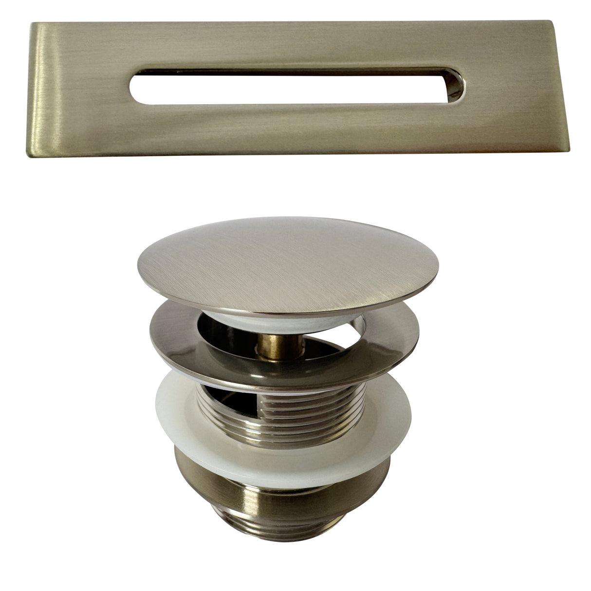 Nouri 66" Acrylic Freestanding Tub with Integral Drain in Light Grey