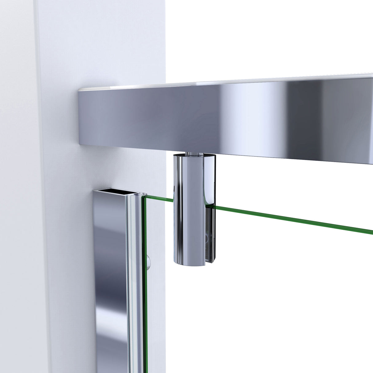 DreamLine Butterfly-S 34-35 1/2 in. W x 74 in. H Semi-Frameless Sliding Bi-Fold Shower Door in Chrome