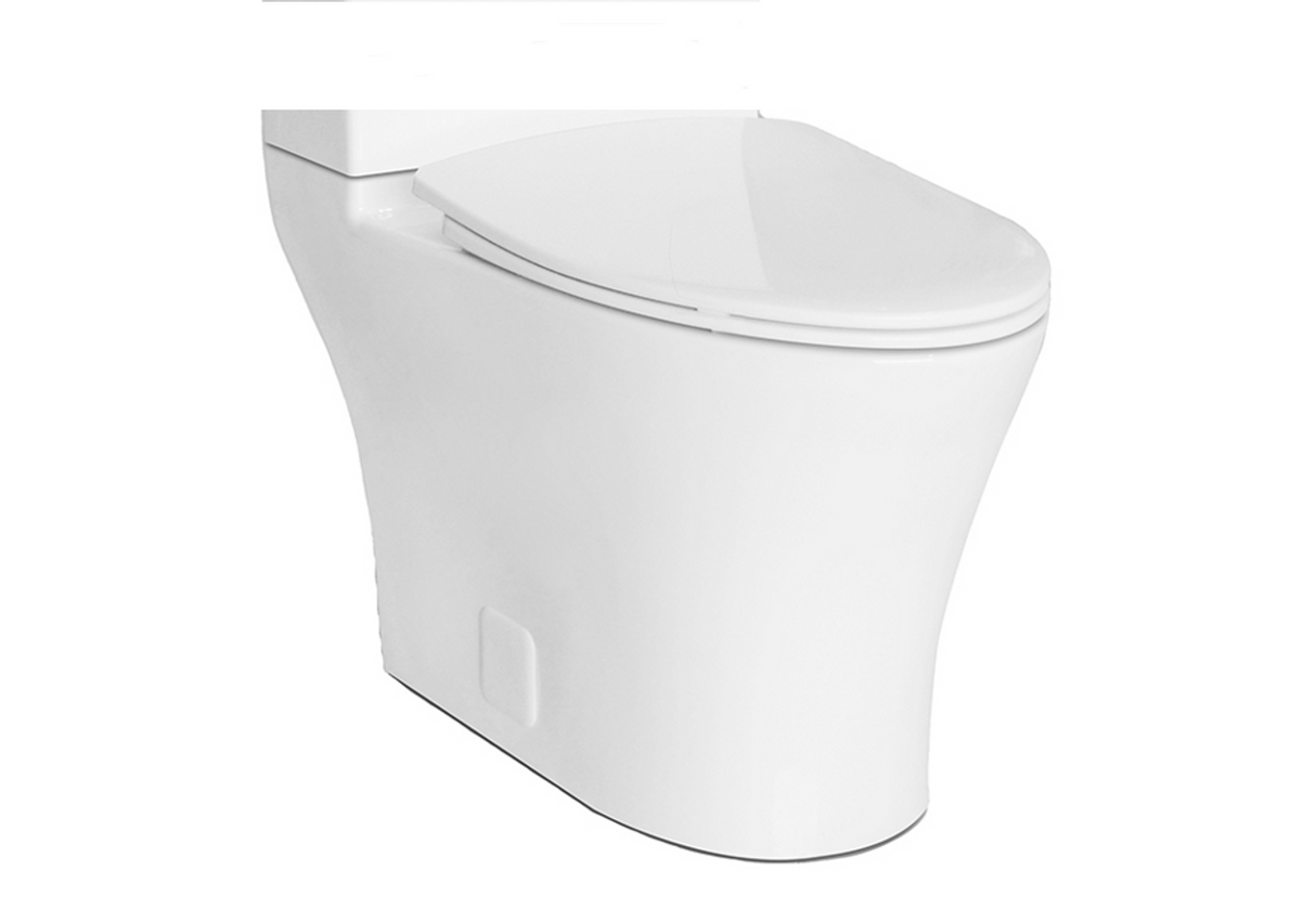 Icera C-3690.01 Muse II Compact Elongated Toilet Bowl Rimless - White