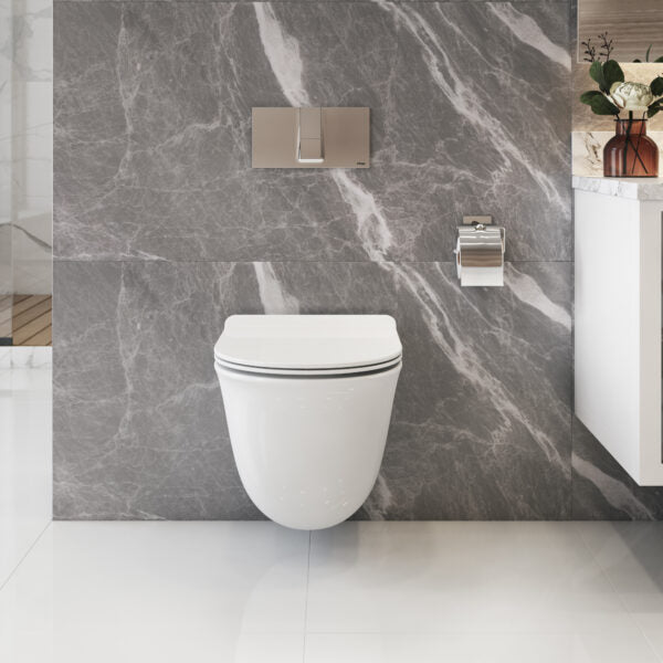 ICERA Lily Wallhung Toilet Bowl Euro EL White C-5510.01