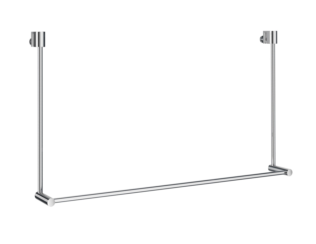 Smedbo Sideline Towel Rail for Glass Shower Panel in Polished Chrome