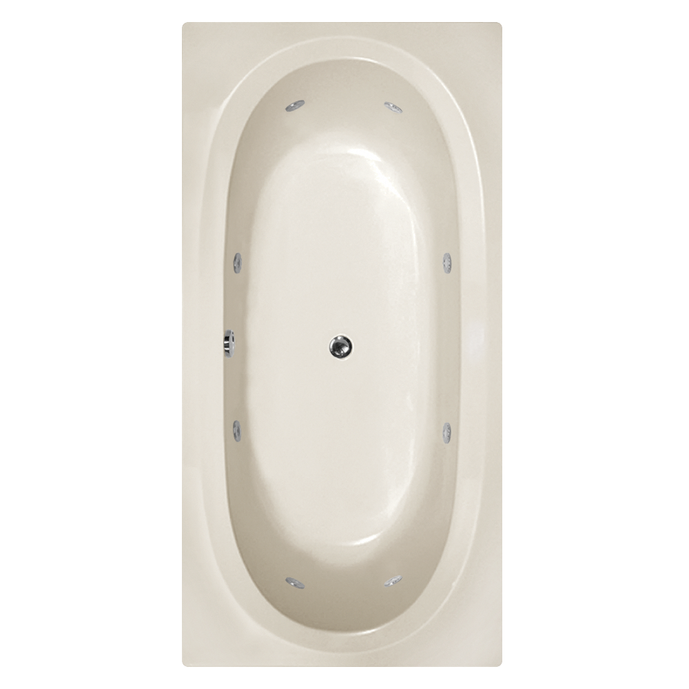 Hydro Systems CAR7236GWP-BON CARIBE 7236 GC W/WHIRLPOOL SYSTEM-BONE