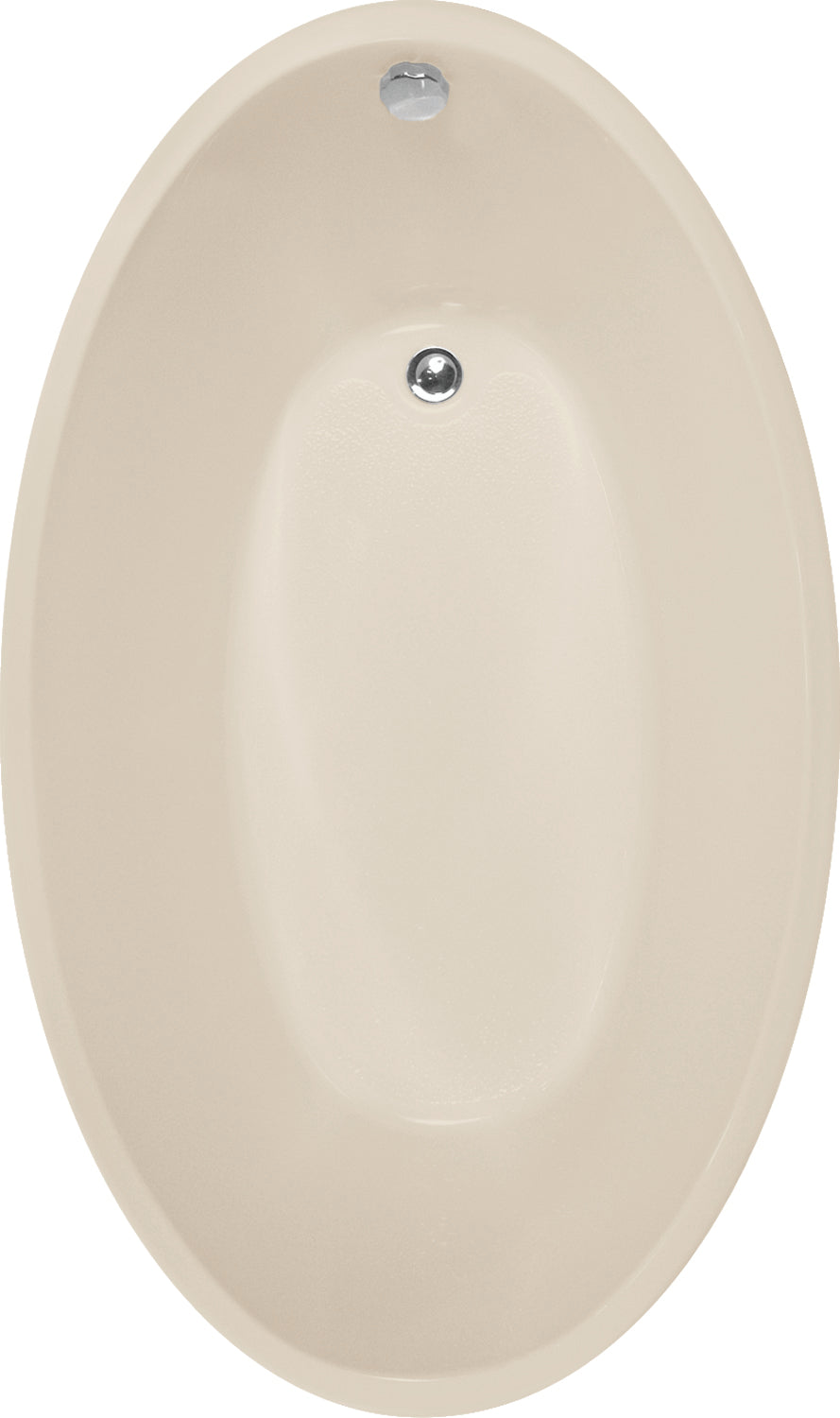 Hydro Systems CAR7240ATO-BIS CARLI 7240 AC TUB ONLY- BISCUIT