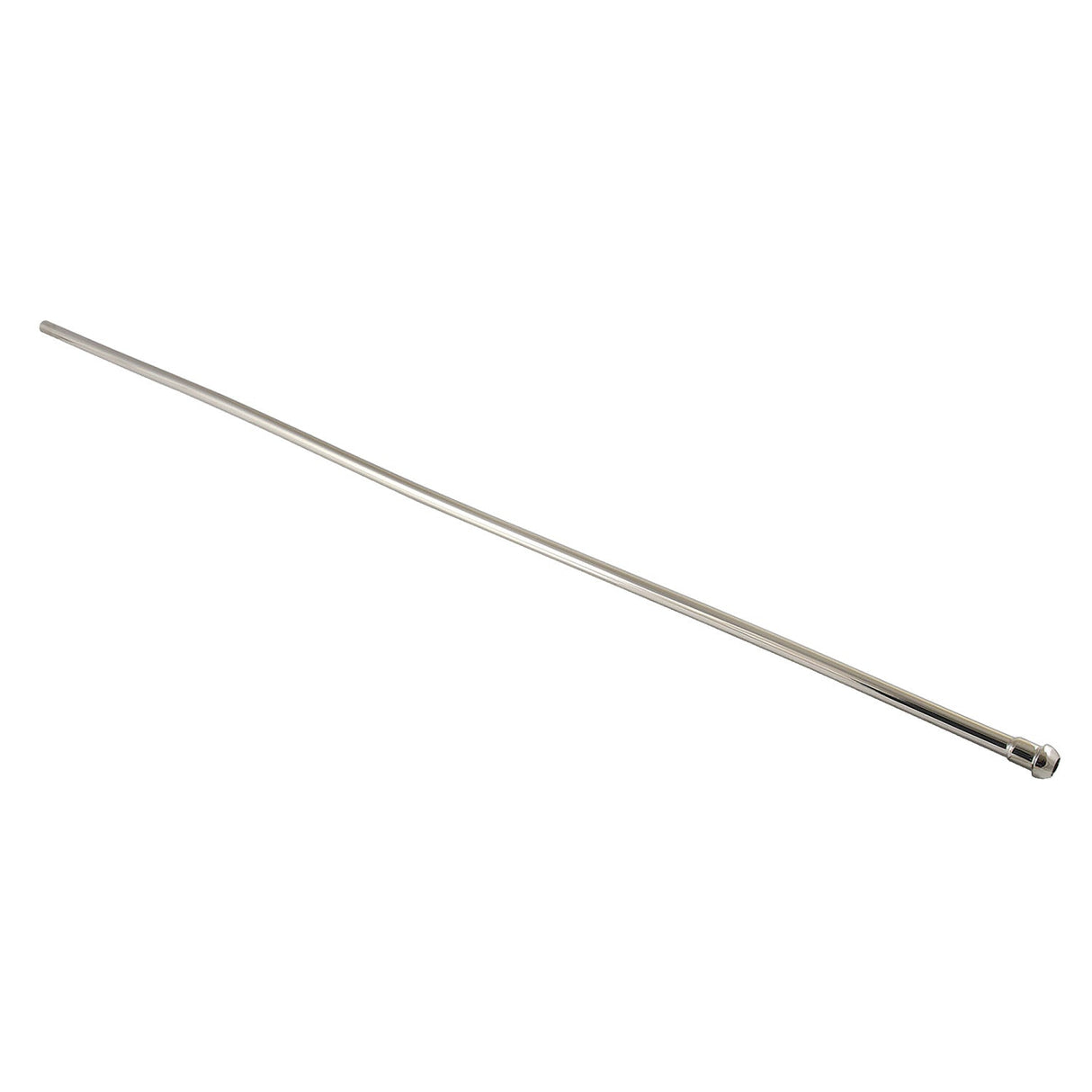 Complement CB38306 30-Inch Bullnose Bathroom Supply Line, Polished Nickel