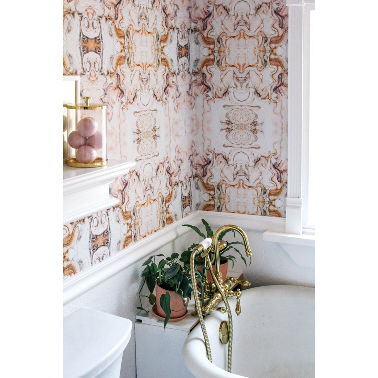 Vintage CC13T2 Three-Handle 2-Hole Deck Mount Clawfoot Tub Faucet with Hand Shower, Polished Brass