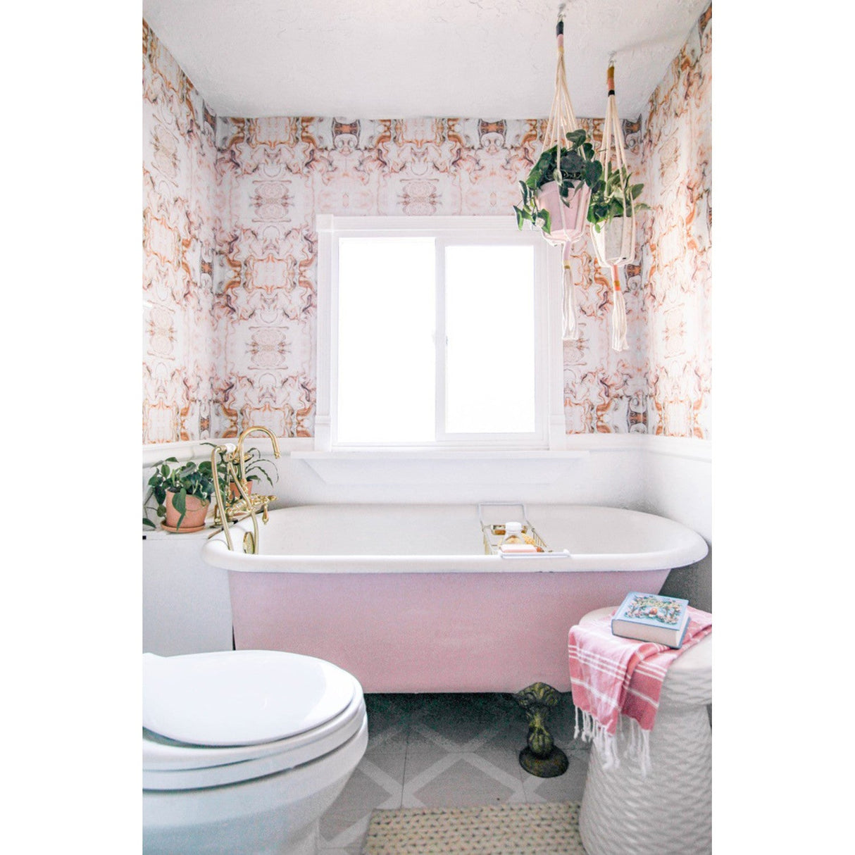 Vintage CC13T2 Three-Handle 2-Hole Deck Mount Clawfoot Tub Faucet with Hand Shower, Polished Brass