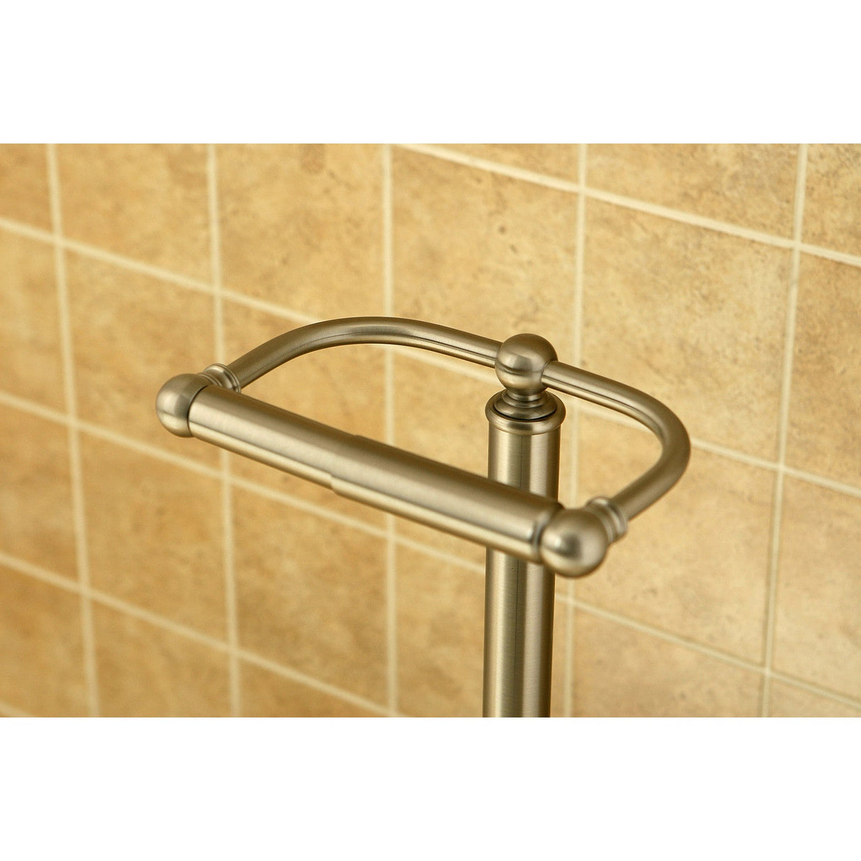 Vintage CC2008 Freestanding Toilet Paper Holder, Brushed Nickel