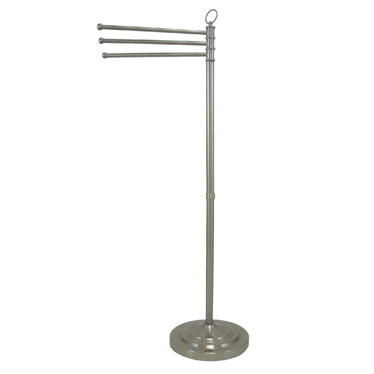 Vintage CC2028 Freestanding Triple Towel Rack, Brushed Nickel