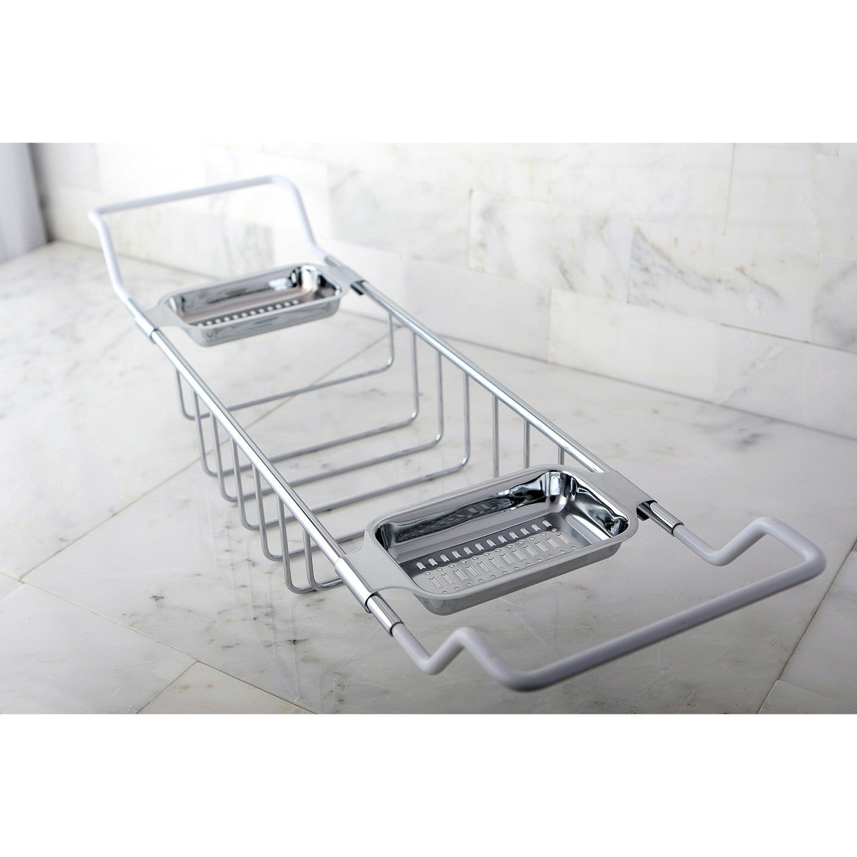 Vintage CC2151 Bathtub Caddy Tray, Polished Chrome