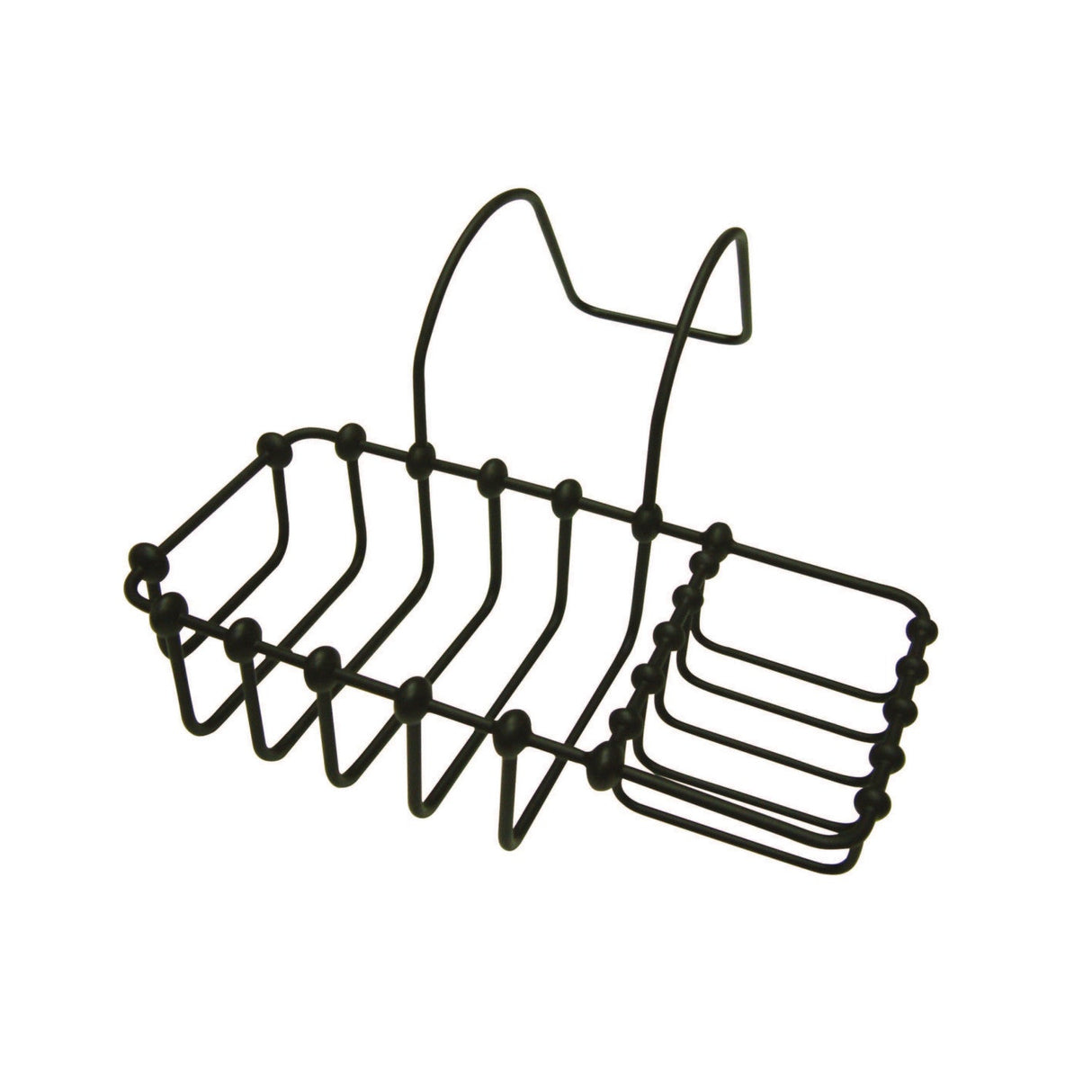 Vintage CC2165 8-3/8 Inch Clawfoot Tub Hanging Soap and Sponge Holder, Oil Rubbed Bronze