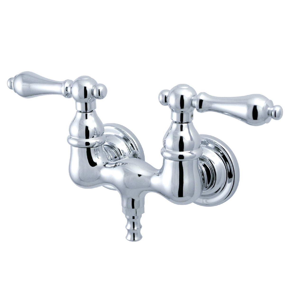 Vintage CC32T1 Two-Handle 2-Hole Tub Wall Mount Tub Faucet, Polished Chrome