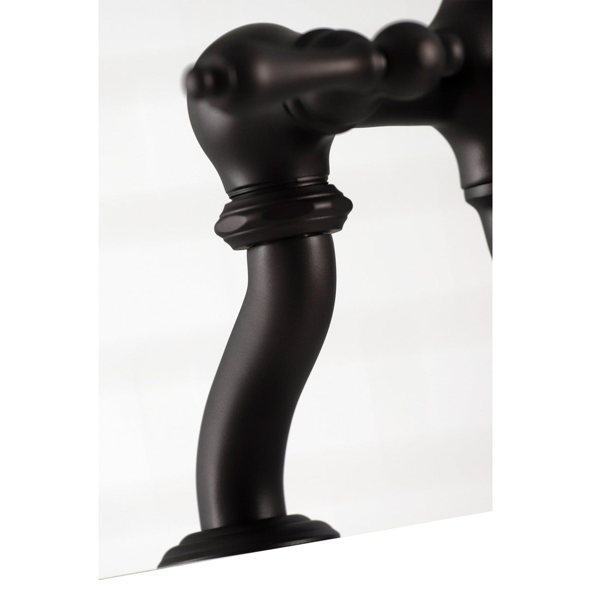 Vintage CC409T5 Three-Handle 2-Hole Deck Mount Clawfoot Tub Faucet with Hand Shower, Oil Rubbed Bronze